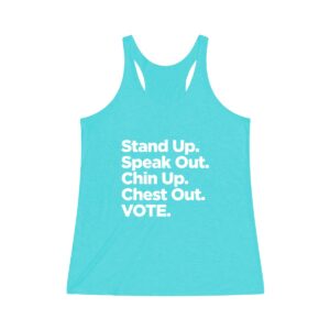 VOTE Women's Tri-Blend Racerback Tank