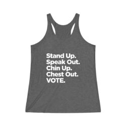 VOTE Women's Tri-Blend Racerback Tank - Image 2