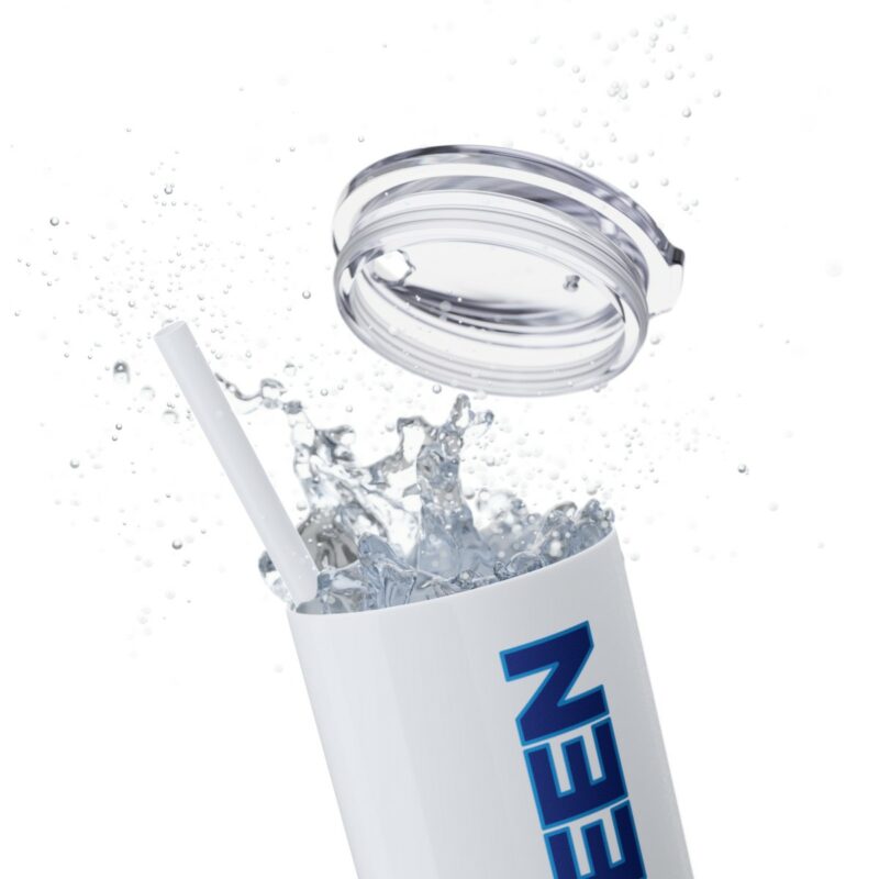 Fighting Fourteen Skinny Tumbler with Straw, 20oz - Image 17