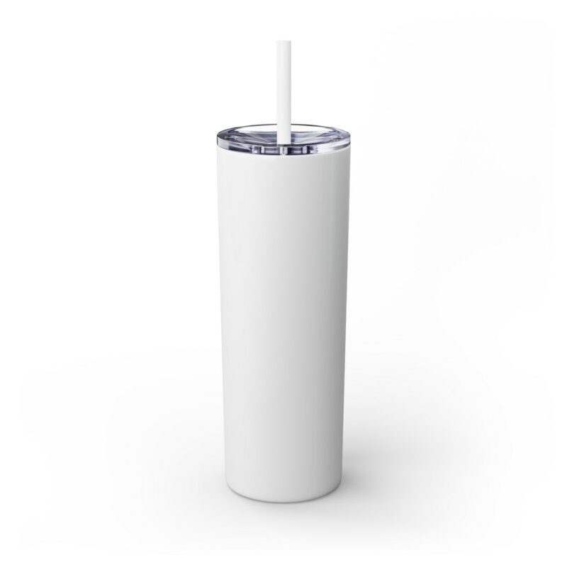 Fighting Fourteen Skinny Tumbler with Straw, 20oz - Image 3