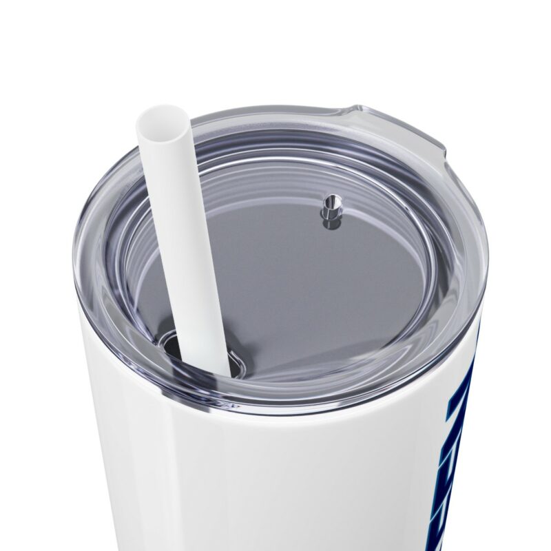 Fighting Fourteen Skinny Tumbler with Straw, 20oz - Image 7