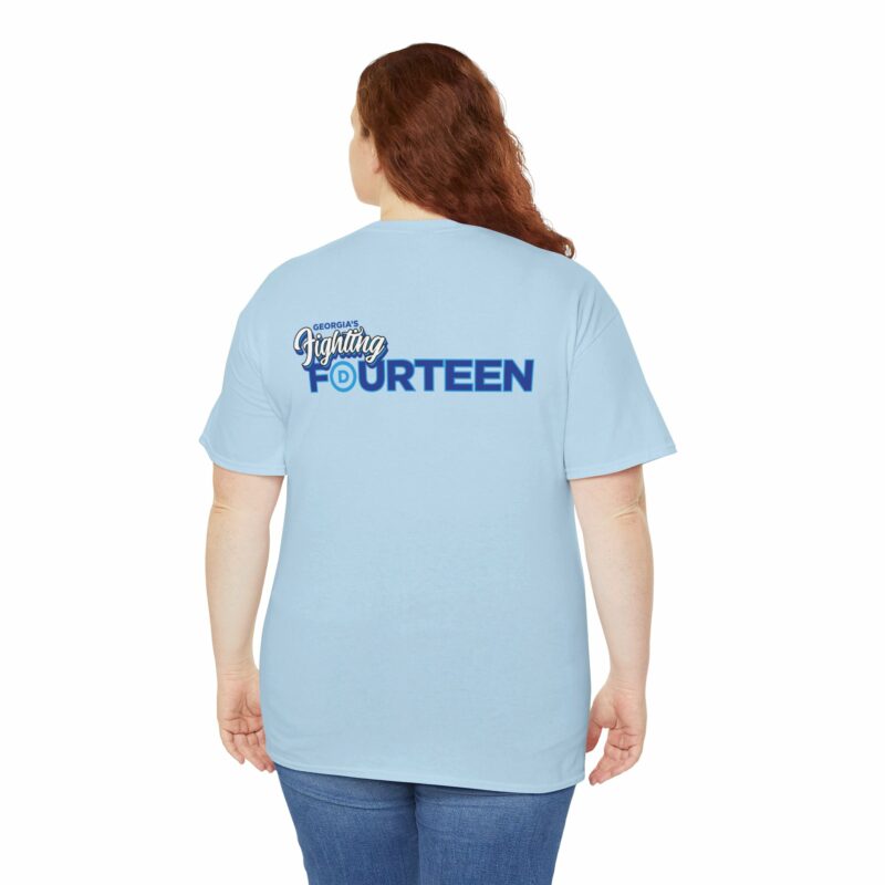 Georgia's Fighting Fourteen Unisex Heavy Cotton Tee - Image 98
