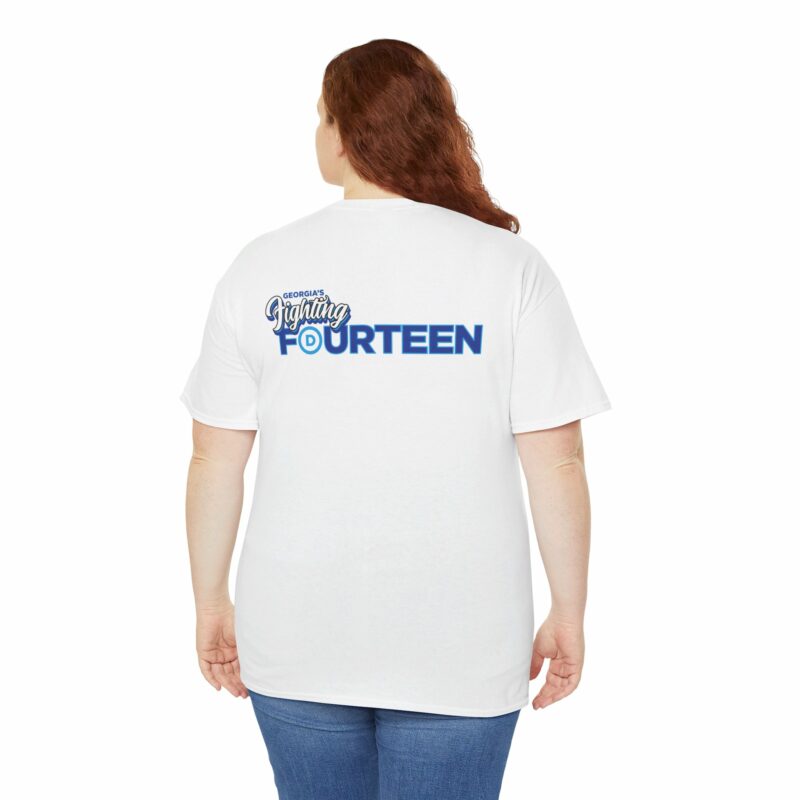 Georgia's Fighting Fourteen Unisex Heavy Cotton Tee - Image 44