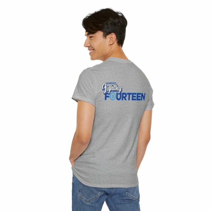 Georgia's Fighting Fourteen Unisex Heavy Cotton Tee - Image 76