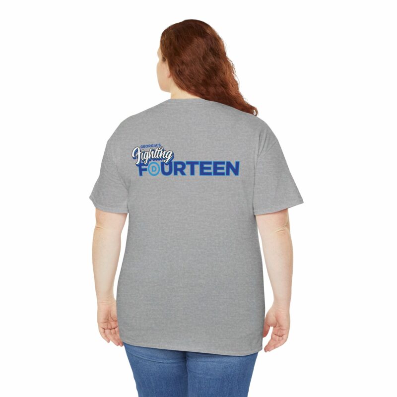 Georgia's Fighting Fourteen Unisex Heavy Cotton Tee - Image 71