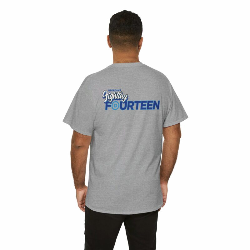 Georgia's Fighting Fourteen Unisex Heavy Cotton Tee - Image 55