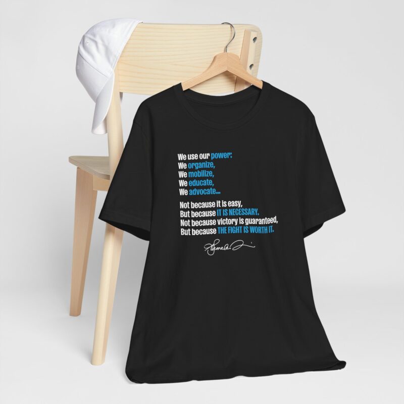 Our Power Unisex Tee - Organize, Mobilize, Educate - Image 4