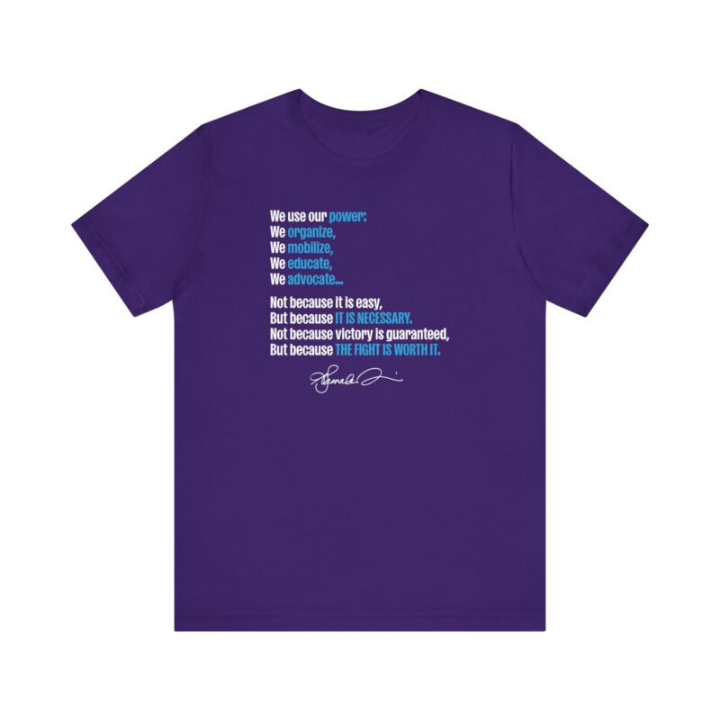 Our Power Unisex Tee - Organize, Mobilize, Educate - Image 15