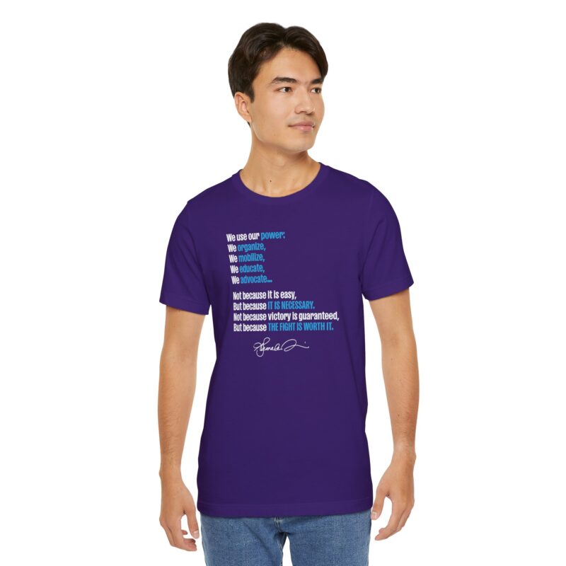 Our Power Unisex Tee - Organize, Mobilize, Educate - Image 16